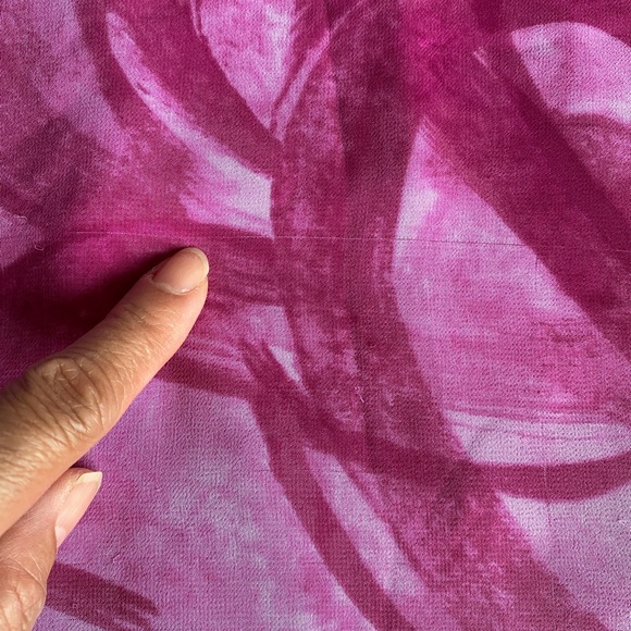 Simply Vera | Vera Wang hot pink chiffon dress - Picture 11 of 12